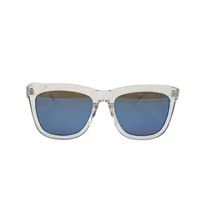 New fashion transparent frame mirror lens sunglasses
