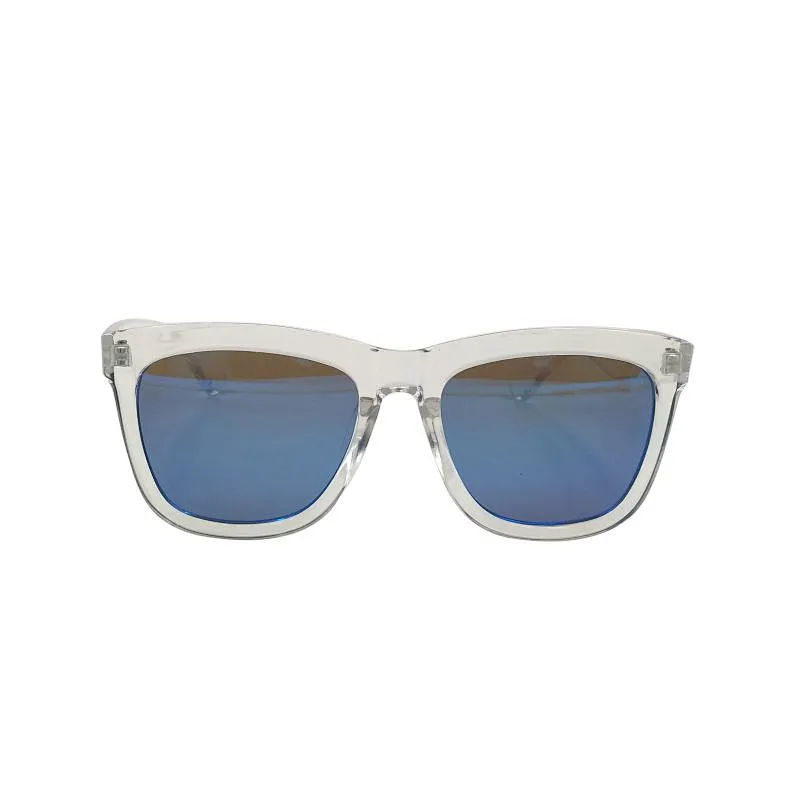 New fashion transparent frame mirror lens sunglasses