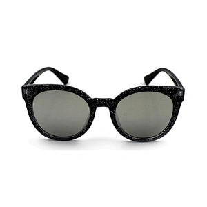 Shiny thin custom PC frame cat eye sunglasses women
