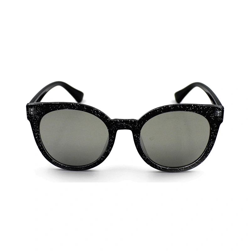 Shiny thin custom PC frame cat eye sunglasses women
