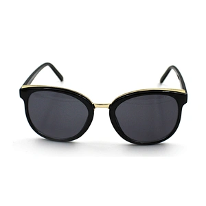 2021 Shades retro fashion slim temple metal bridge sunglasses