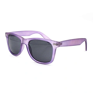 Fashionable UV 400 own logo printing plastic sunglass