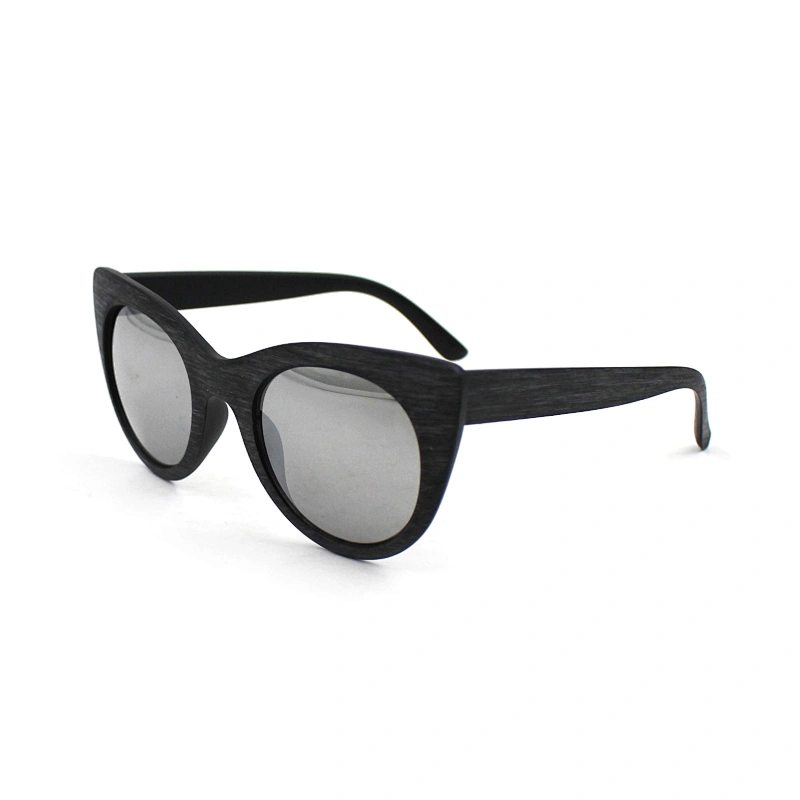 Fashion wood grain sun glasses for man women