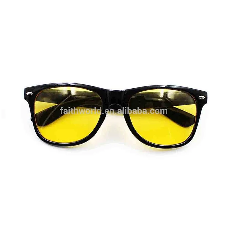 Fashionable night vision spring hinge sunglasses