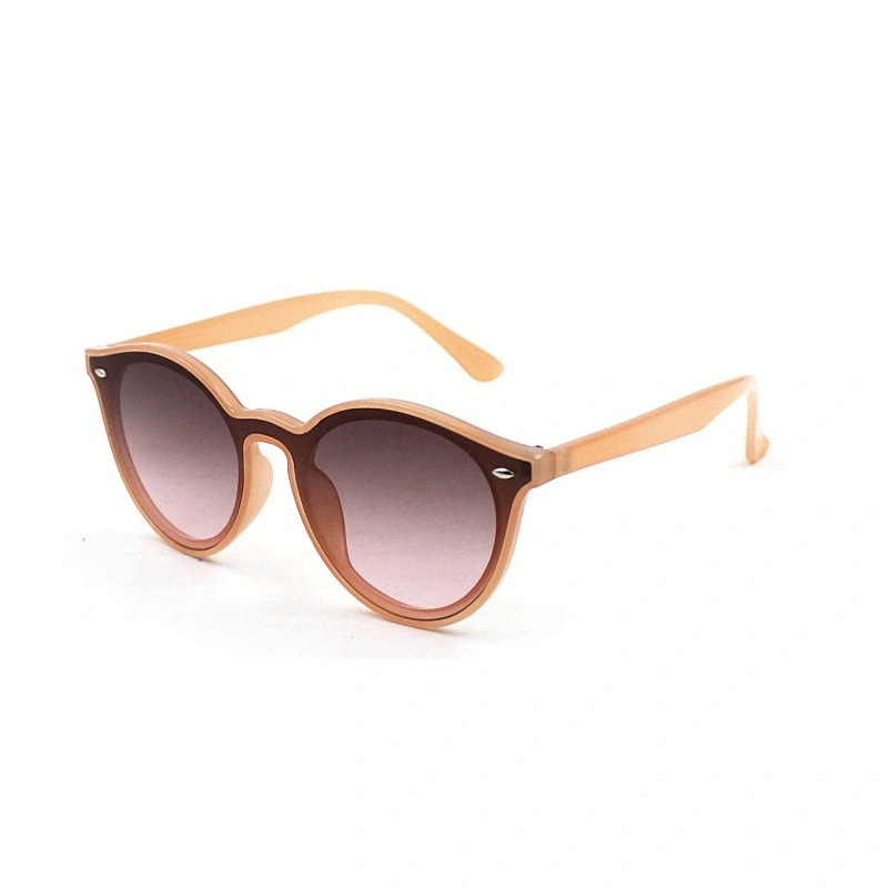 Fashion round custom logo sunglasses for women