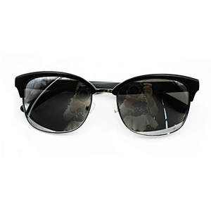 Half frame classic style fashion sunglasses