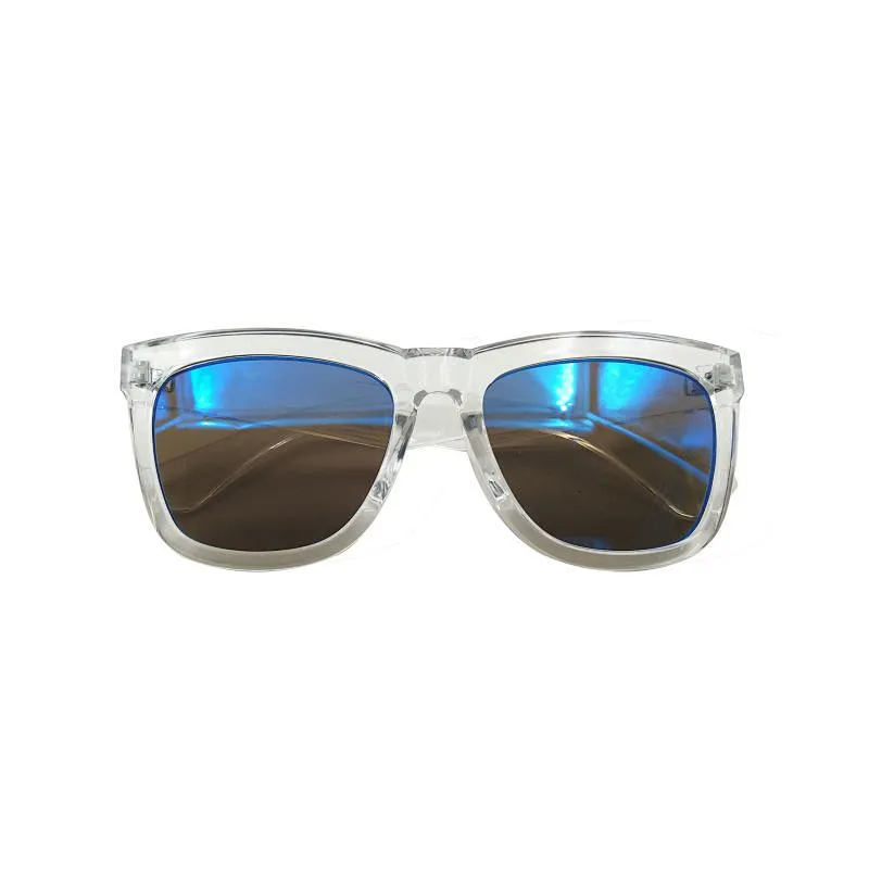New fashion transparent frame mirror lens sunglasses