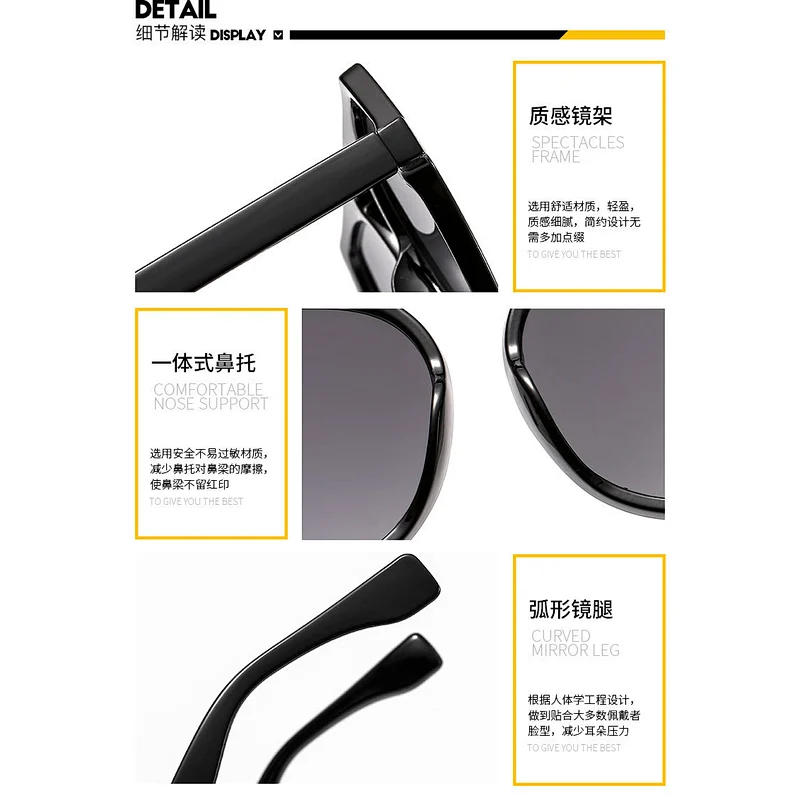 UNOC Shades Sunglasses Womens Fashion Sun Glasses Shades Trendy Womens Sunglasses For UV400