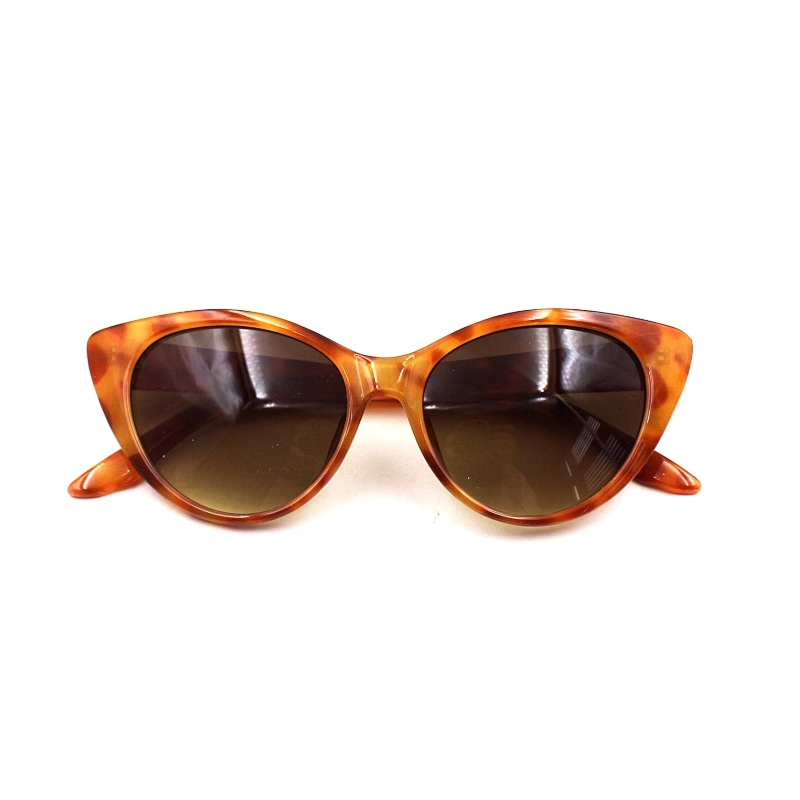 Fashion cat eye plastic frame sun glasses