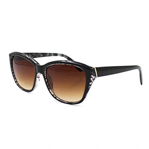 Oversize luxury women own brand logo sunglasses