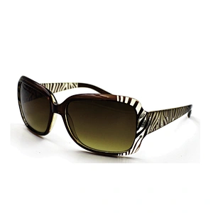Fantastic style customized logo zebra pattern sunglasses