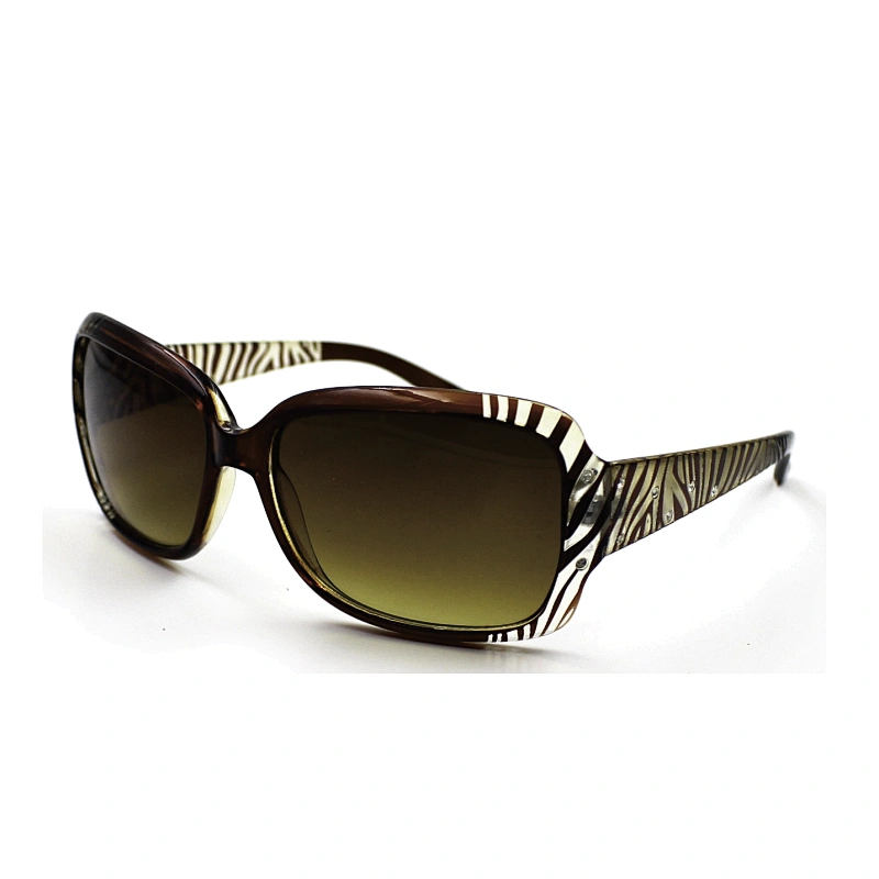 Fantastic style customized logo zebra pattern sunglasses