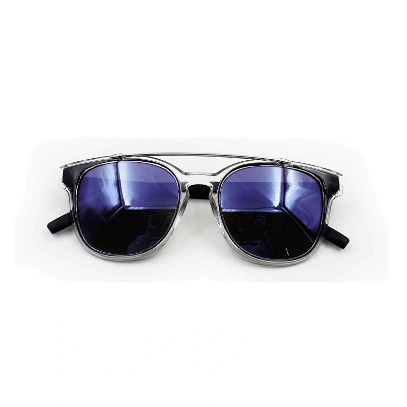 Latest fashion rectangle frame metal bridge sunglasses