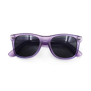 Fashionable UV 400 own logo printing plastic sunglass