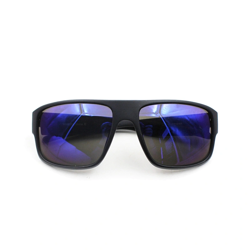 New fashion sand black frame mirror lens sunglasses
