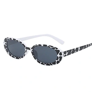 New Fashion Cow Pattern Sun Glasses Designer Custom Color Eyewear Wholesale Womens Sunglasses