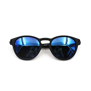 2021 New fashion custom logo mirror lens rubber sunglasses
