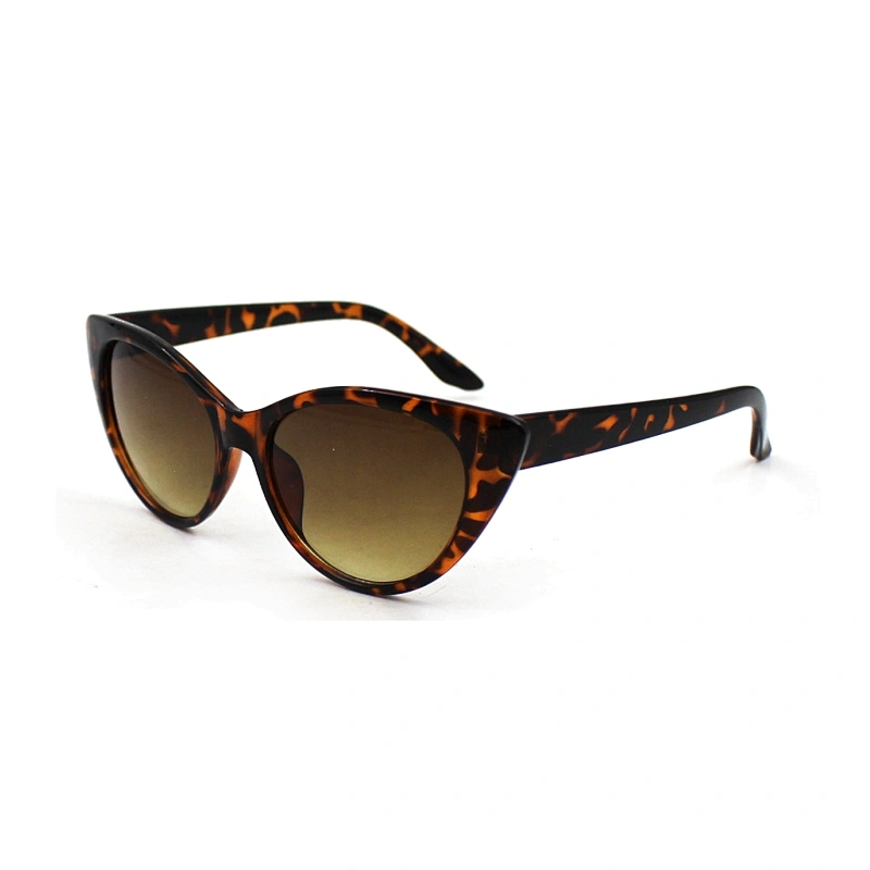 Fashion cat eye plastic frame sun glasses