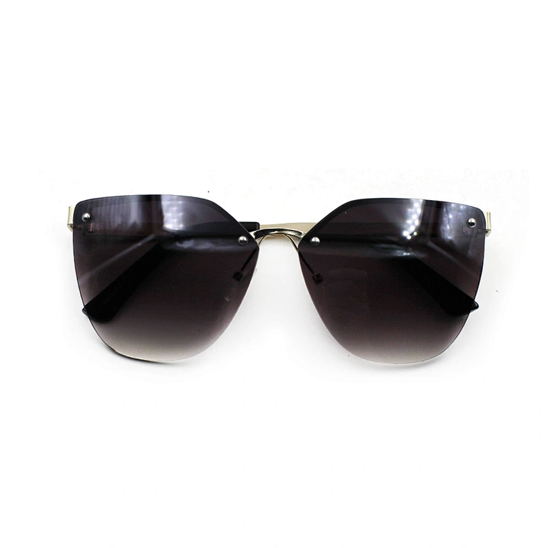 Oversized fashion no frame women sunglasses