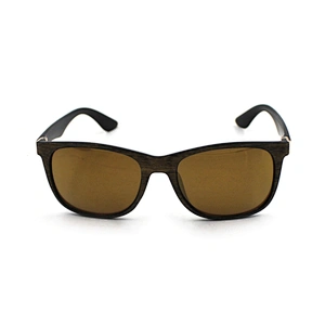 Vintage wood grained fashion sun glasses
