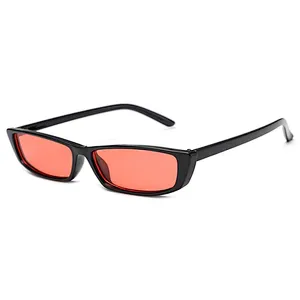 Fashion retro PC rectangle women small sunglasses