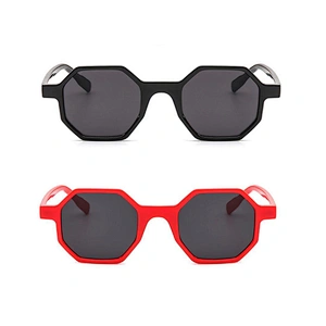 2021 fashion trendy design sunglasses hexagon women uv400 gafas de sol