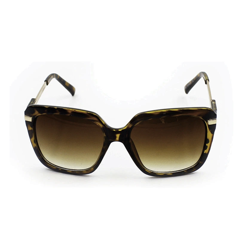 Fashion new demi plastic frame oversized sunglasses
