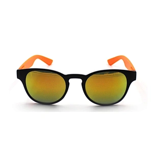 Fashion high quality round frame mirror lens light sunglasses