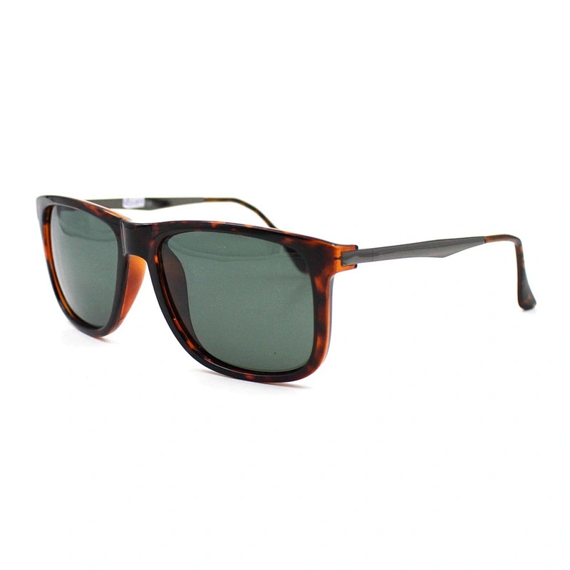 Metal decoration custom logo UV400 men women sun glasses