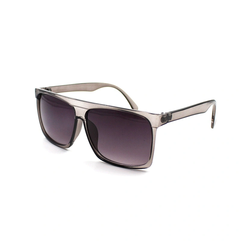 High quality plastic new design square flat sunglasses