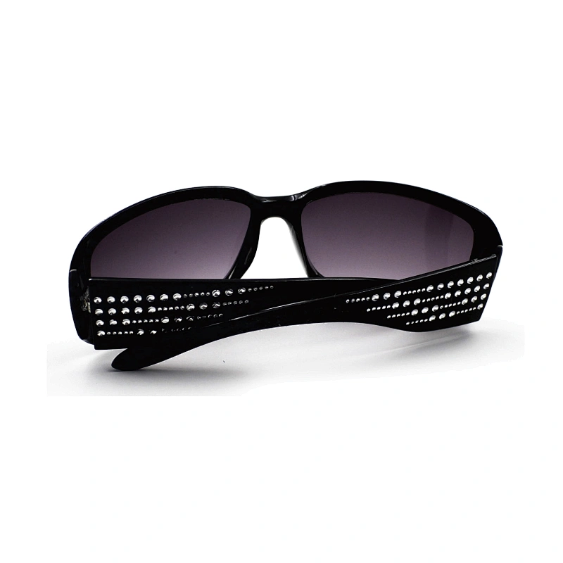 Unique style customized logo diamond sunglasses lady