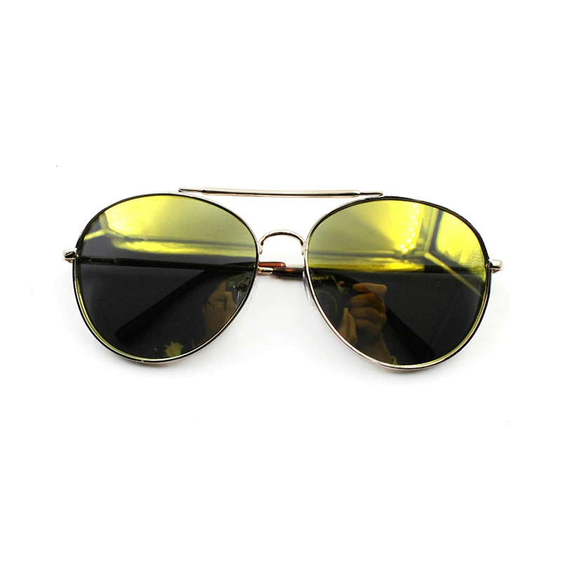 New arrival amazing design fashion metal mirror sunglasses