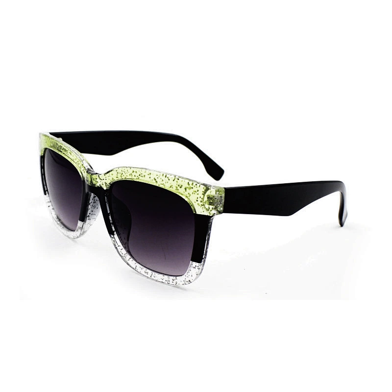 Fashion sunglass plastic shiny color sunglasses
