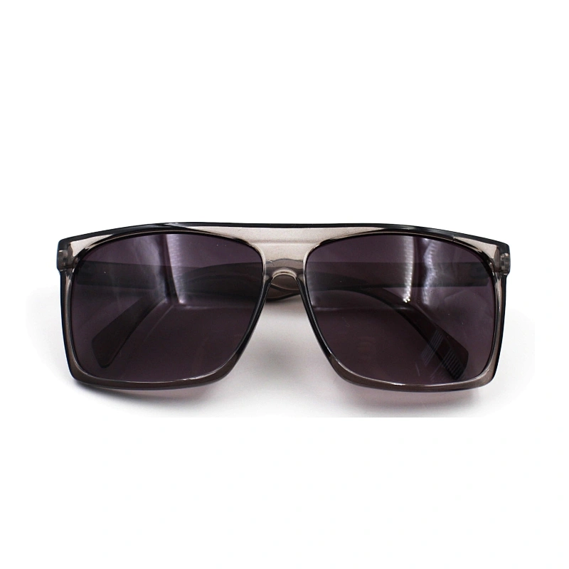 High quality plastic new design square flat sunglasses