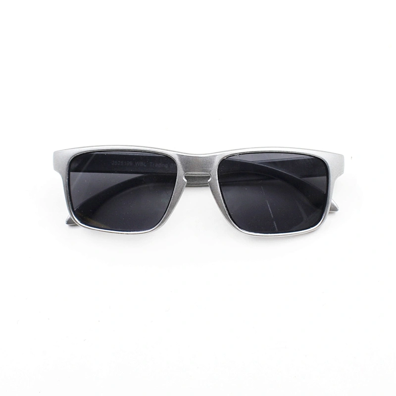 Fashion silver frame vintage plastic sunglasses