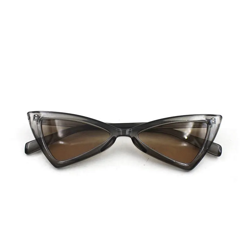 Custom plastic wholesale triangle frame women sunglasses