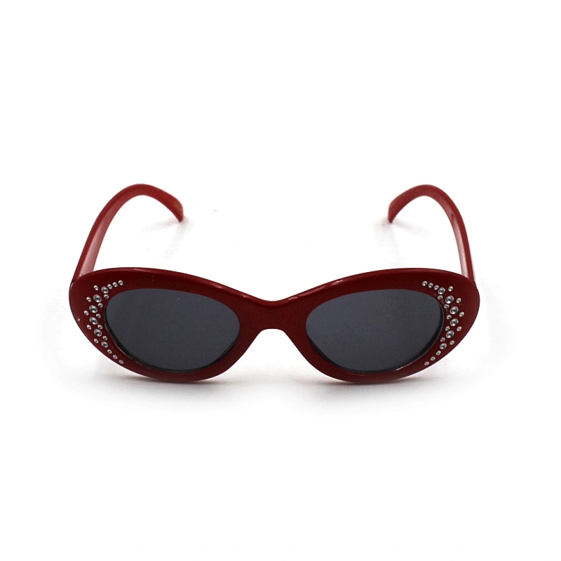 Hot girls diamond oval frame kids sunglasses