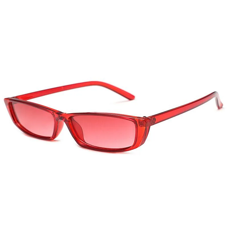 Fashion retro PC rectangle women small sunglasses