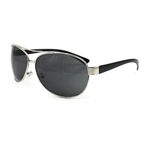 China fashion manufacture silver metal frame sunglasses