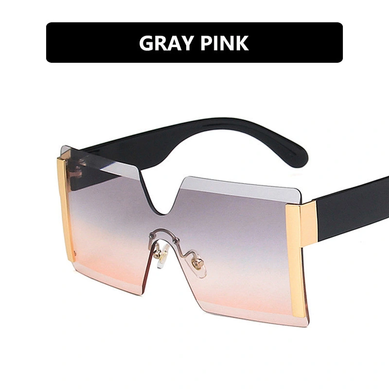 UNOC 2020 Fashion Trendy Sunglasses Oversize Frame Eyes Sun Glasses Womens Shade Sunglasses