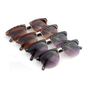 Fashion Style Sunglasses Square Sun Glasses Plastic Metal Sunglasses