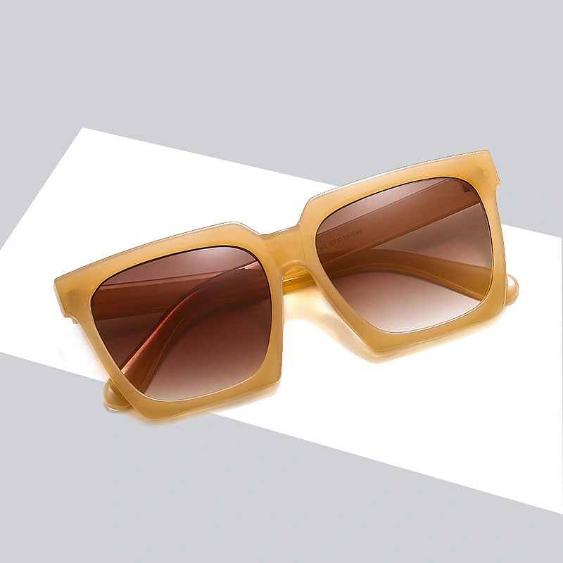 2020 Newest Jelly 5 Colors Sun Glasses Fashion Big Frame Sunglasses Unisex Sunglasses