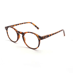 UNOC Cheap Retro Ultra Light Round Black Demi Reading Glasses Women Men Eyewear Reading Glasses For +1.0 To +3.5 Unisex Gafas