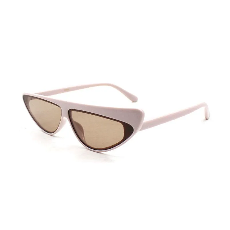 Unique style customized logo irregular sunglasses