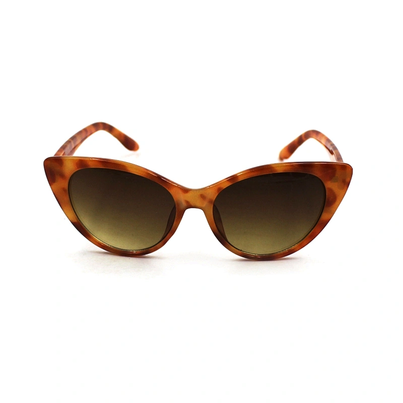 Fashion cat eye plastic frame sun glasses
