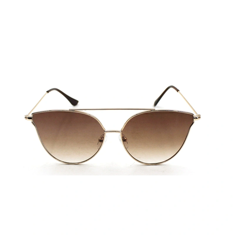 Newest metal frame popular double bridge trendy sunglasses