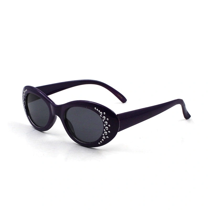 Hot girls diamond oval frame kids sunglasses