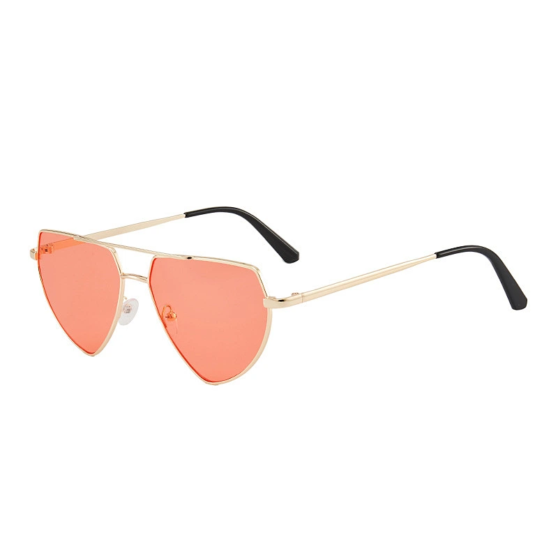 2020 Newest Fashion Sun Glasses Personalized Triangle Eyewear Sea Color Lens Shade Womens Sunglasses