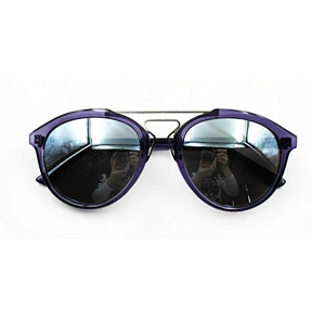 New design purple frame women vintage sunglasses