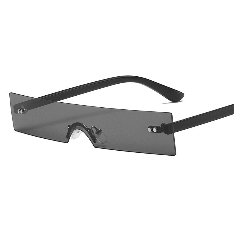 UNOC 2021 Style Woman Sunglasses PC Lens Rimless Small Frame Sun Glasses Shades Sunglasses For Men Women
